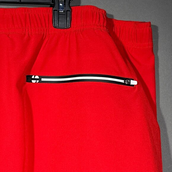 Sports Illustrated Red Stretch 5"‎ Shorty Swim Trunk Size XXL - Picture 10 of 14